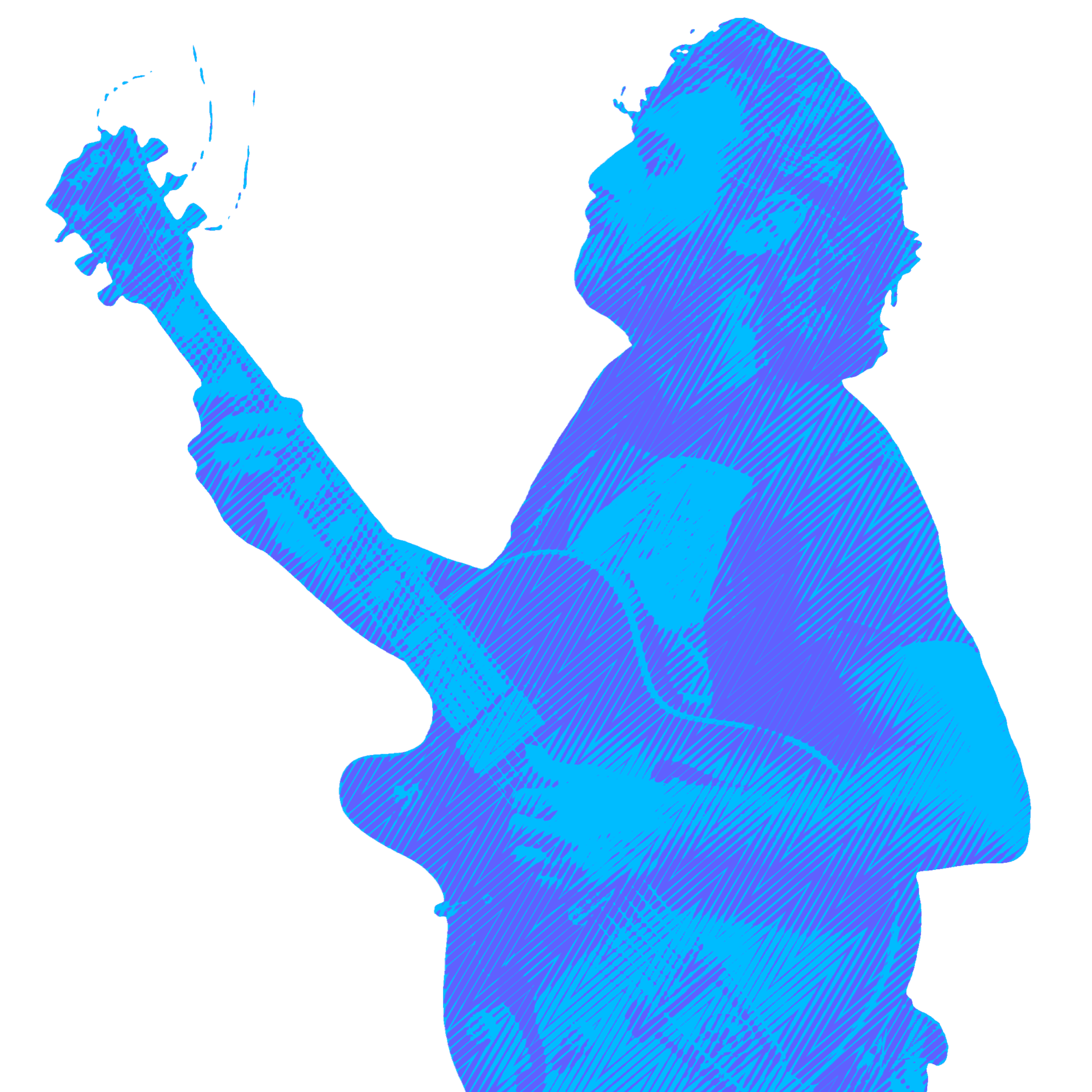 Guitarist playing